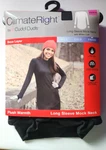 Cuddl Duds Women Black Climate Right Plush Warmth Long Sleeve Mock Neck Size Xs New. Price: $14.98.