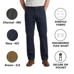 Weatherproof Men's Navy Brown Charcoal Stretch Fabric Commuter New. Price: $28.03.