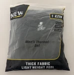 Pisiqi Thermal Underwear Men's Ultra-soft Long Johns Set With Top & Bottom New. Price: $14.99.