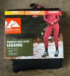 Ozark Trail Seamless Base Layer Legging UPF50+ 4-WAY Stretch Womens Black Small New. Price: $9.99.