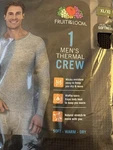 Fruit Of Loom Men Black Thermal Crew Shirt Size Xl Nwt New. Price: $12.28.