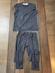 Cuddl Duds Boys Thermal Base Layer Set Gray Long Sleeve Pants Xl New. Price: $13.94.