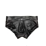 Men's Genuine Sheepskin Leather Briefs Black Zip Front Real Soft Underwear New. Price: $64.99.