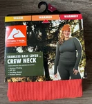 Ozark Trail Seamless Base Layer Crew Neck Upf 50+ Womens Coral Zest Small New. Price: $9.99.