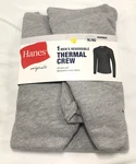 Hanes Reversible Thermal Crew Top Size Xl/xg Nip Grey/gray New. Price: $10.00.