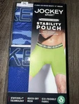 Jockey Sport 2-PAIR Mens Long Leg Boxer Brief Underwear 9" Inseam Polyester, 3XL New. Price: $22.24.