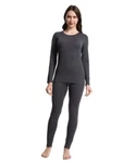 100% Merino Wool Base Layer Womens Set Medium 200 Dark Grey Heather Classic New. Price: $102.30.