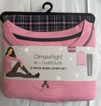 Climateright By Cuddl Duds Women 2-PIECE Base Layer Top And Legging Set Xxl New. Price: $15.00.