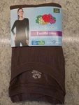 Fruit Of Loom Women's Xl (16-18) Waffle Thermal Crew Top Chestnut Brown New. Price: $6.25.