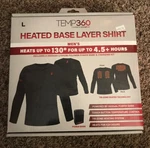 TEMP360 5V Heated Base Layer Shirt Women Xl New. Price: $39.36.