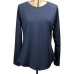 Cuddl Duds Climate Right Fleece-interior Shirt Long Sleeve Thumbholes Blue Pre-owned. Price: $10.99.
