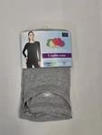 Fruit Loom Womens Xs (0-2) Waffle Crew Top Soft Thermal Wicking Grey New. Price: $10.95.
