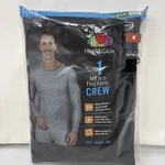 Fruit Of Loom Men's Medium Waffle Baselayer Crew Neck Thermal Top, Black New. Price: $19.97.