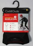Cuddl Duds Boys Size M 2-PIECE Baselayer Set Long Sleeve Crew Shirt/pants Black New. Price: $9.99.