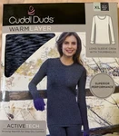 Cuddl Duds Warm Layer Active Tech Long Sleeve Crew Women Xl Nib Thumbholes New. Price: $10.00.
