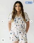 Little Sleepies Luna Neutral Women's Set: Top, Shorts & Pants Size X-large Pre-owned. Price: $80.00.