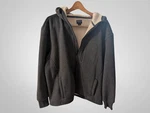 Smiths Workwear Sherpa Lined Heathered Thermal Full Zip Hoodie Mens Xl Pre-owned. Price: $35.00.