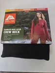 Ozark Trail Black Soot Womens Stretch Base Layer Long Sleeve Crew Sz Xs Nwt New. Price: $16.99.