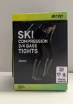 Cep Women Ski Compression 3/4 Base Tights - Size Small Black New In Box. Price: $24.99.