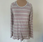 Smartwool Ash Heather Stripe Merino 150 Baselayer Long Sleeve Shirt Euc Size Pre-owned. Price: $65.00.