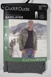 Cuddl Duds Midweight Cottonwear Performance Base Layer Pants Men Xxl Gray New. Price: $13.74.