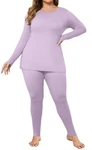 Ekouaer Women Plus Size Thermal Underwear Softlong Johns Light Fleec... New. Price: $43.27.