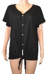 Women's Involand Thermal Knit Button Down Top Size 18W New. Price: $15.75.