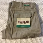 Redhead Men's Relaxed Fit Cargo Pants Khaki Cotton Twill Straight Leg Pockets New. Price: $9.99.