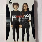32 Degrees Heat Kids Piece Large Crew Shirt And Legging Baselayer Set - Black New. Price: $14.00.