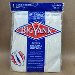 Vintage 1997 Big Yank Mens Size Xl 42-44 Thermal Underwear Bottoms Long John New. Price: $19.00.