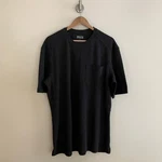 Duluth T-shirt Men Gray Dry On The Fly Short Sleeve Waffle Crew Neck Pocket Pre-owned. Price: $11.00.