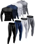 Liitrsh 4 Sets Men's Thermal Underwear Winter Fleece Lined Top An... New. Price: $80.77.