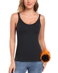 Moscoal Thermal Tank Top For Women Sleeveless Fleece Lined Small, Black New. Price: $33.96.