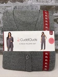 Cuddl Duds Hthr Coal 3PC Lounge Set Soft Knit Pj Cardigan Tank Top Pants Sz Xl New. Price: $34.00.