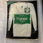 Vtg 70'S Hanes Mens Thermal Top Long Sleeve Crew Neck Med Cotton Polyester 38/40 New. Price: $32.97.