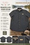 Magellan Outdoors Gear Men Xxl Blue Bottom Front Fishing Shirt Relaxed Pre-owned. Price: $16.99.