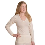 Hocosa Women's Long-underwear Shirt, Sleeve, V-neck, Organic Wool-silk New. Price: $142.21.