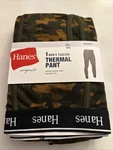 Hanes Thermal Bottoms Base Layer Tagless Elastic Band Hunting Camo Men 2XL Nwt New. Price: $13.49.