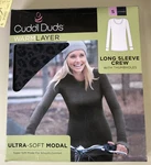 Cuddl Duds Long Sleeve Crew Thumbholes -ultra Soft Modal- Leopard Small New. Price: $14.99.
