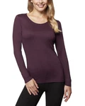 Weatherproof 32 Degrees Scoop Neck Burgundy Heat Performance Base Layer New. Price: $17.99.