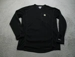 Carhartt Shirt Mens Xl Black Long Sleeve Force Thermal Base Layer Work Top Pre-owned. Price: $34.99.