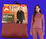 Ozark Trail Women's Size 4-6 Warmest Thermal Long Sleeve Fleece Mockneck Top New. Price: $7.99.