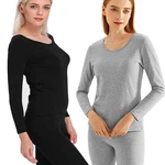 Womens Ladies Winter Ultra-soft Fleece Lined Thermal Top & Bottom Underwear Set New. Price: $14.98.
