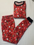 *new* Just Love Christmas Thermal Pajama Set Women Santa Snowflakes 2-PIECE. Price: $17.95.