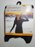 Climateright By Cuddl Duds Plush Warmth Thermal Stretch Base Layer Top L/g Black New. Price: $10.50.