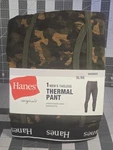 Hanes Originals Mens Xl Thermal Pant Tagless Camo Comfort Elastic Functional Fly New. Price: $12.99.