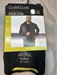 Cuddl Duds Fleecewear Performance Baselayer Long Sleeve Crew Top Black Men's New. Price: $12.00.