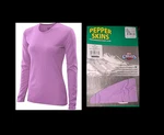 New Boxed Women's Hot Chillys Pepper Skins Crewneck Base Layer Top - Purple Sz. Price: $25.76.