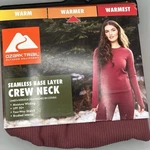 Ozark Trail Women's Xs Seamless Base Layer Crew Neck Top Thermal Warmer Ginger New. Price: $15.75.