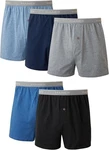 Hanes Men's Knit Boxer Shorts 2 5PK - Black/gray New. Price: $34.99.